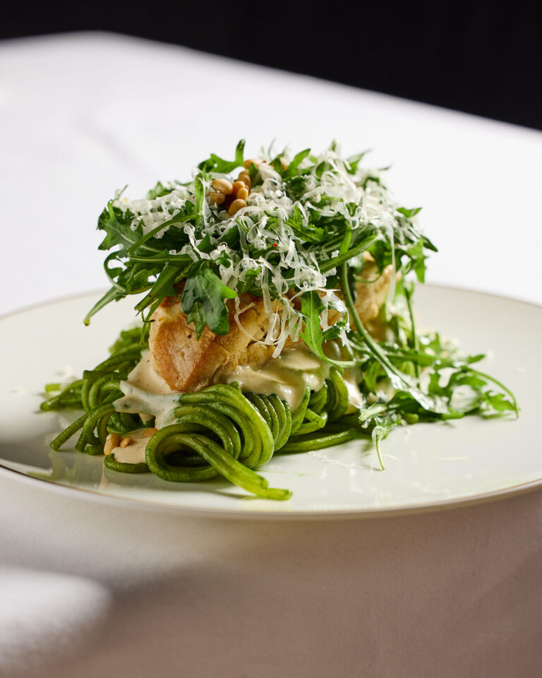 Pasta met rucola bij Park West